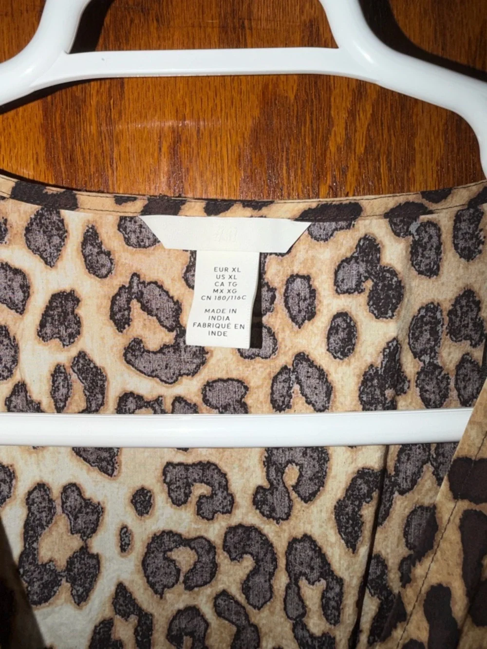 H&M' Leopard Print Dress - Tan & Black - Picture 2 of 2